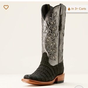 Futurity Silk Western Boot Size 8 Ariat